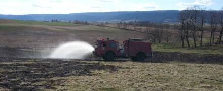 Special Unit 24 extinguishing field fire